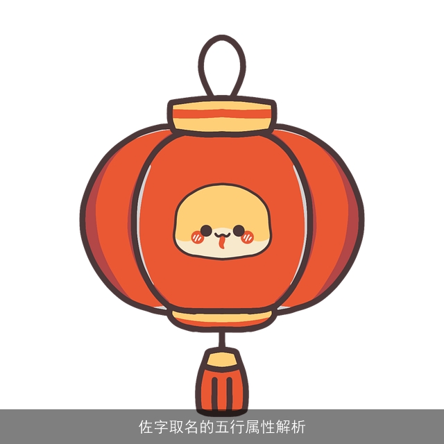 佐字取名的五行属性解析
