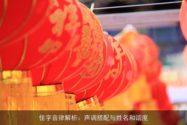 佳字音律解析：声调搭配与姓名和谐度