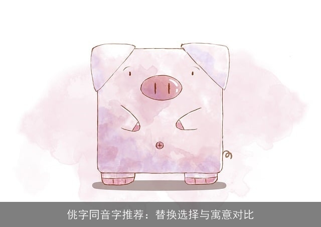 佻字同音字推荐：替换选择与寓意对比