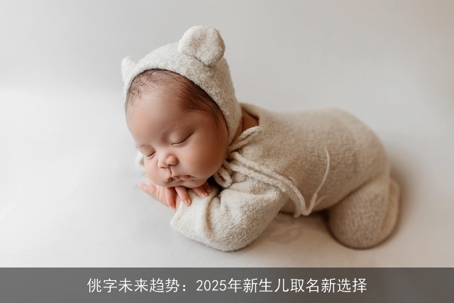 佻字未来趋势：2025年新生儿取名新选择