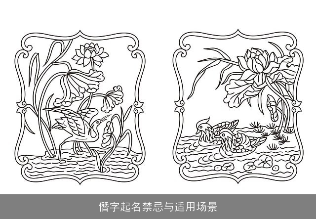 僭字起名禁忌与适用场景