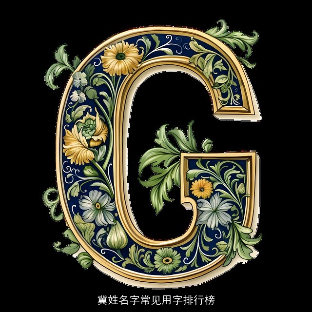 冀姓名字常见用字排行榜