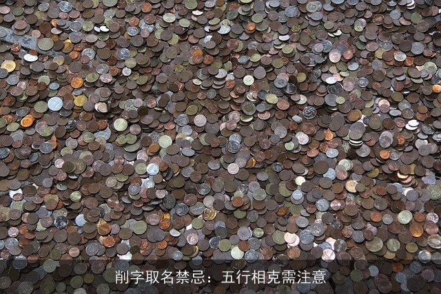 削字取名禁忌：五行相克需注意