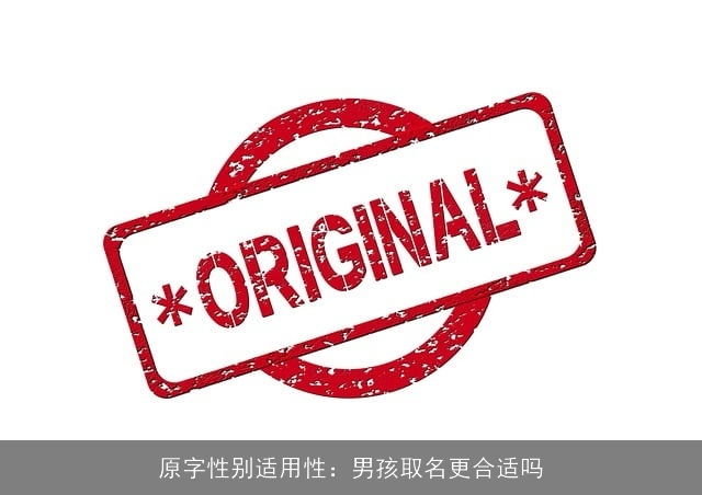 原字性别适用性：男孩取名更合适吗