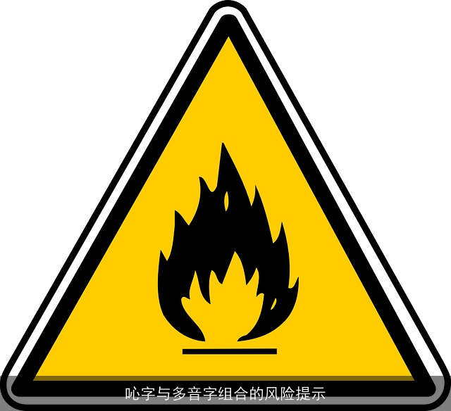 吣字与多音字组合的风险提示