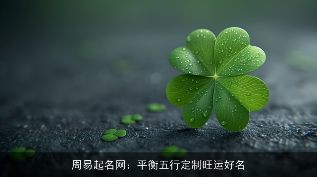 周易起名网：平衡五行定制旺运好名