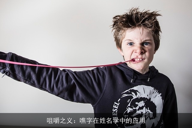 咀嚼之义：噍字在姓名学中的应用