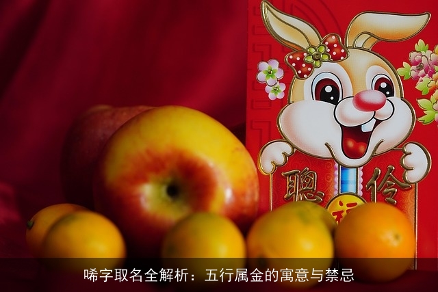 唏字取名全解析：五行属金的寓意与禁忌