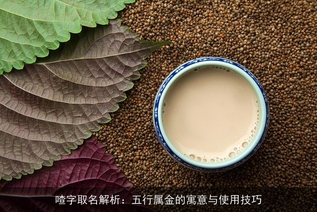 喳字取名解析：五行属金的寓意与使用技巧