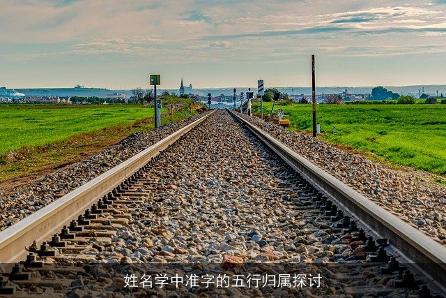 姓名学中准字的五行归属探讨