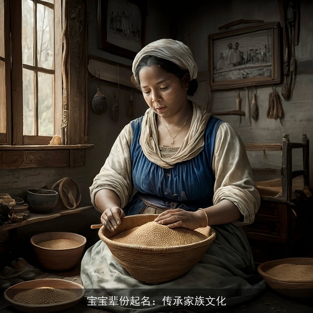 宝宝辈份起名：传承家族文化