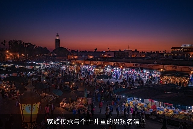 家族传承与个性并重的男孩名清单