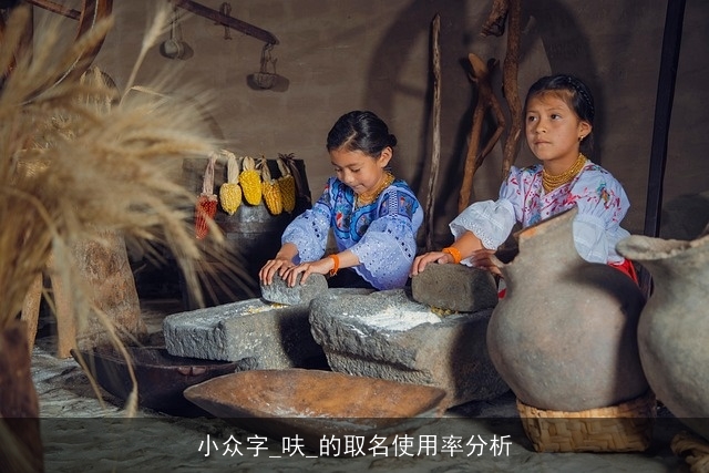 小众字_呋_的取名使用率分析