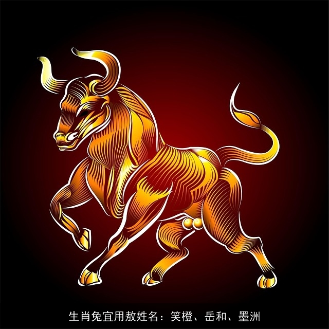 生肖兔宜用敖姓名：笑橙、岳和、墨洲