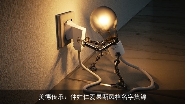 美德传承：仲姓仁爱果断风格名字集锦