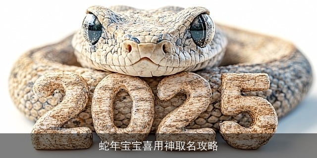 蛇年宝宝喜用神取名攻略