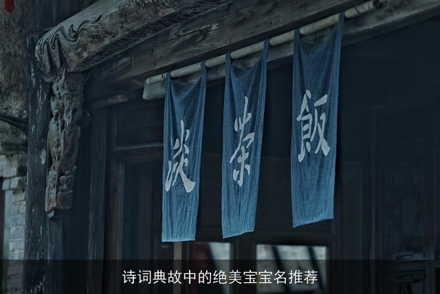 诗词典故中的绝美宝宝名推荐