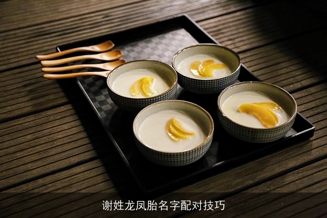 谢姓龙凤胎名字配对技巧