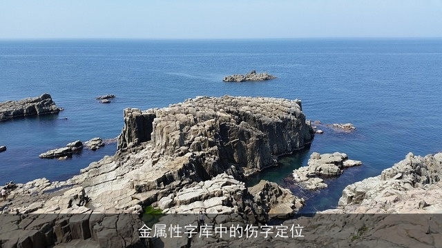 金属性字库中的伤字定位