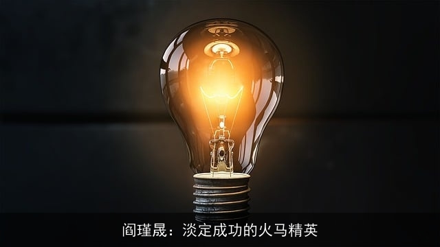 阎瑾晟：淡定成功的火马精英
