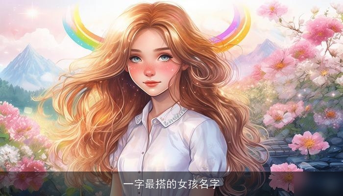 一字最搭的女孩名字