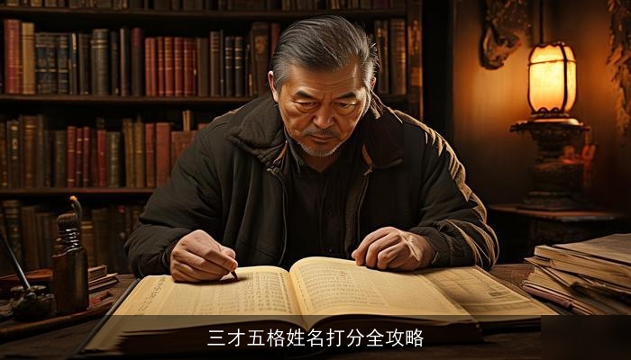 三才五格姓名打分全攻略