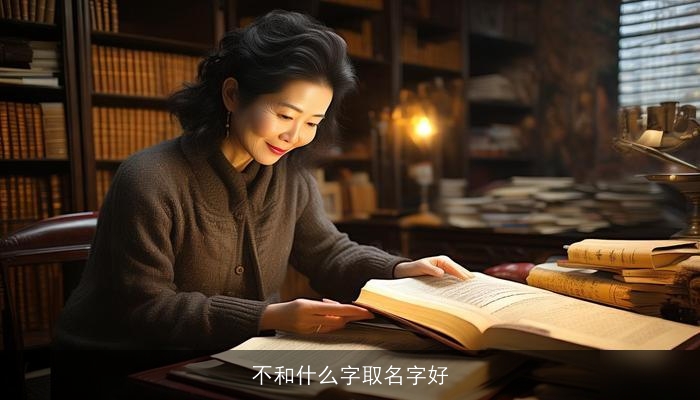 不和什么字取名字好