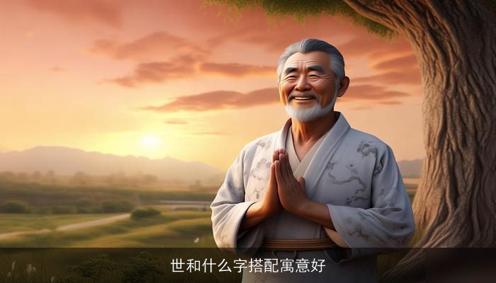 世和什么字搭配寓意好