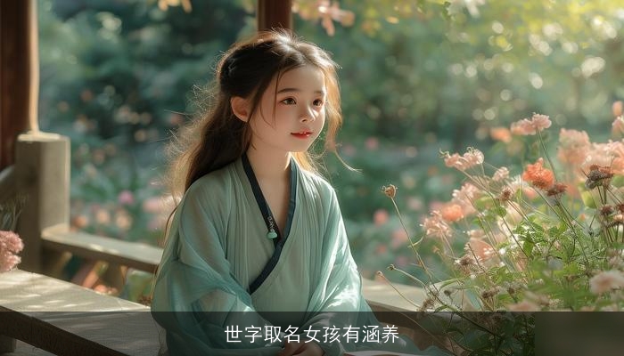 世字取名女孩有涵养