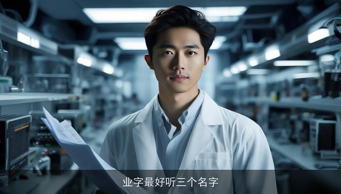 业字最好听三个名字