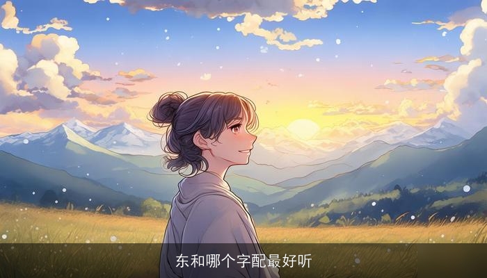 东和哪个字配最好听