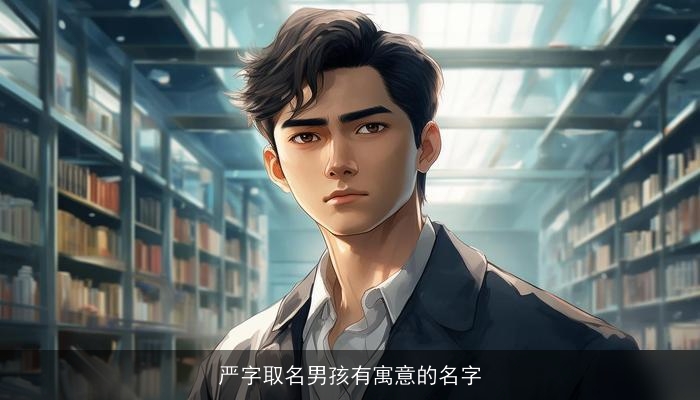 严字取名男孩有寓意的名字