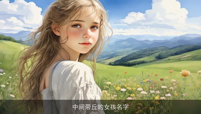 中间带丘的女孩名字