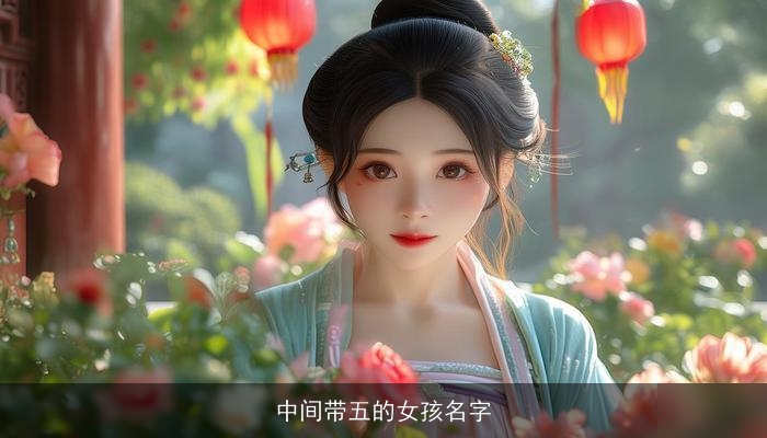 中间带五的女孩名字