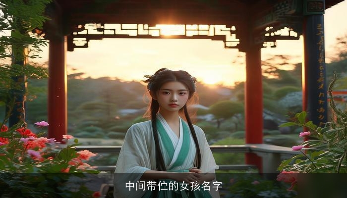 中间带伫的女孩名字