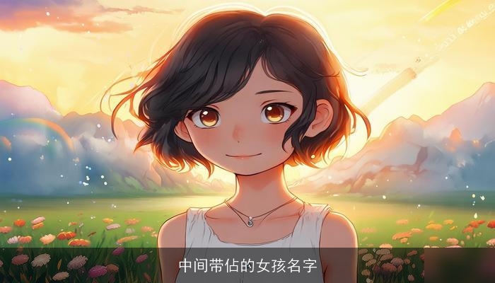 中间带佔的女孩名字