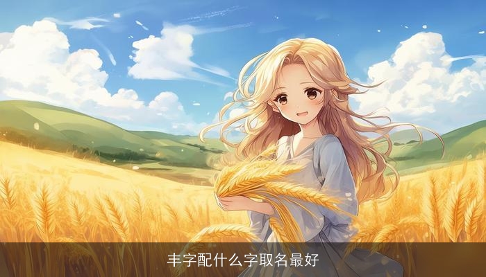 丰字配什么字取名最好