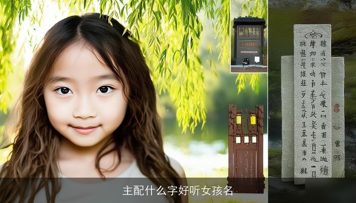 主配什么字好听女孩名