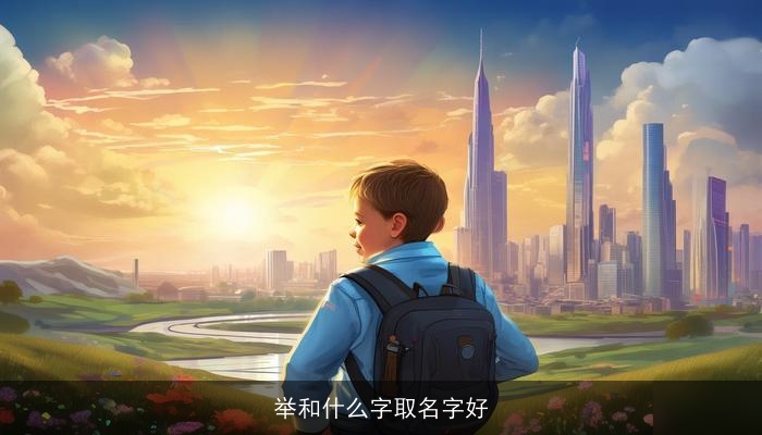 举和什么字取名字好