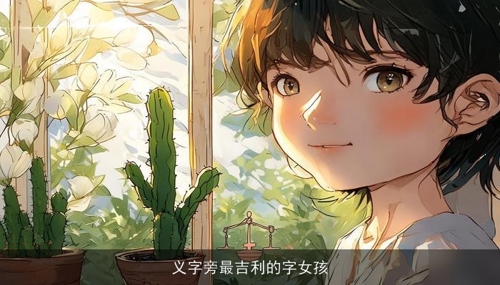义字旁最吉利的字女孩