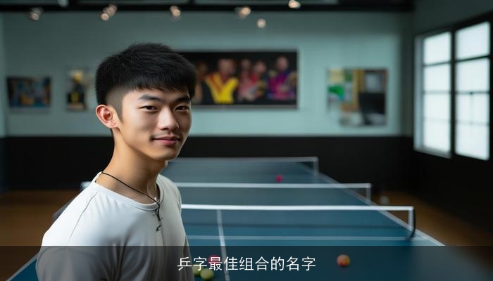 乒字最佳组合的名字
