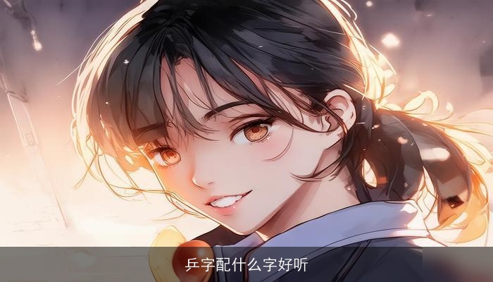 乒字配什么字好听