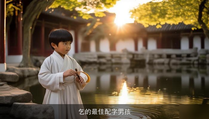 乞的最佳配字男孩