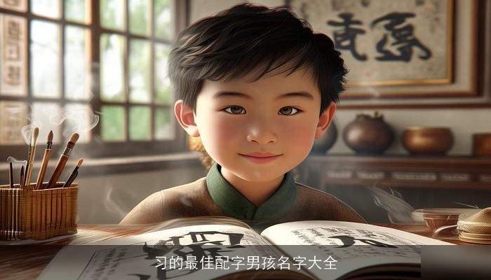 习的最佳配字男孩名字大全