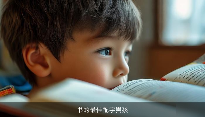 书的最佳配字男孩
