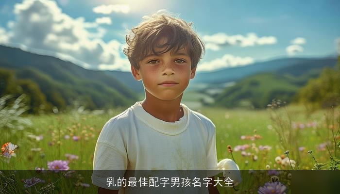 乳的最佳配字男孩名字大全