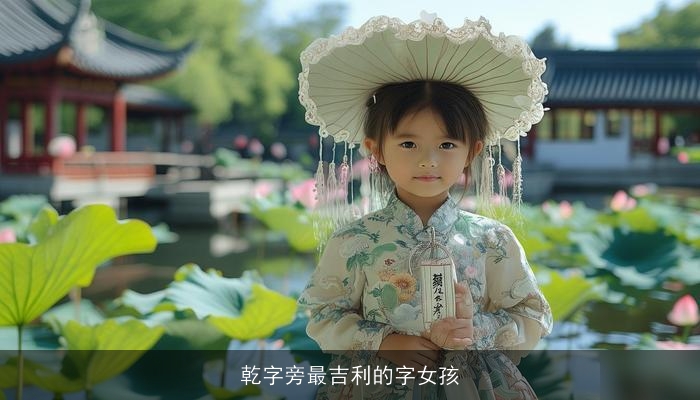 乾字旁最吉利的字女孩