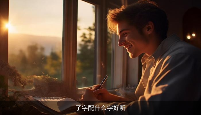 了字配什么字好听
