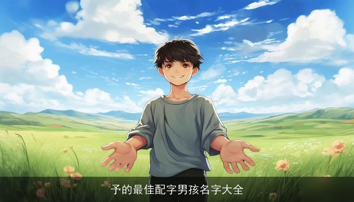 予的最佳配字男孩名字大全
