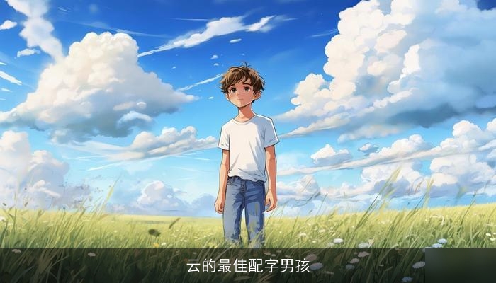 云的最佳配字男孩